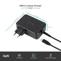 Laptop oplader TooQ GAN USB-C PD 100W 100 W - thumbnail