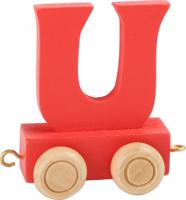 Small Foot - houten lettertrein kleur - u - thumbnail