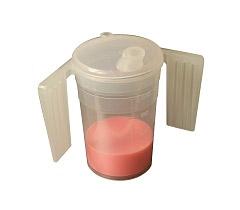 Drinkbeker met deksel/handvatten