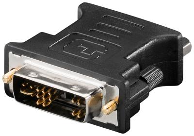 Goobay adapter dvi-i > vga (zwart, dual-link)