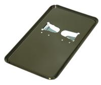 Diverse Kentekenplaat houder bromfiets staal chroom staand - thumbnail