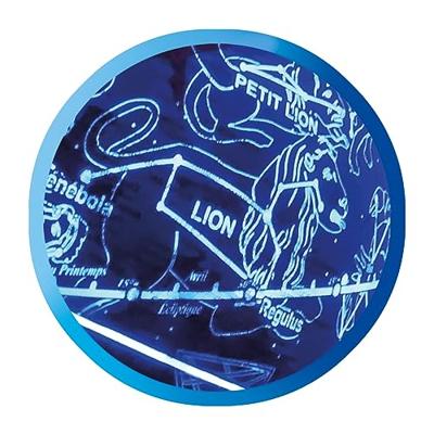 Wereldbol Dag & nacht BUKI blauw