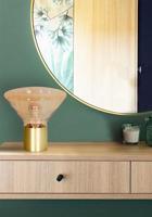 Steinhauer TafellampAmbiance goud met amber glas - 3401ME - thumbnail