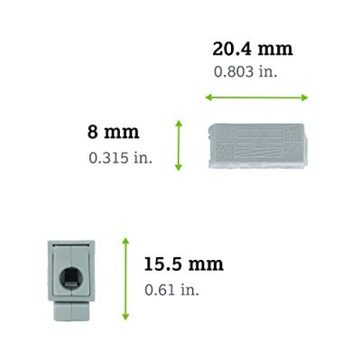 Wago kroonklem 1 x soepel en 1 x massief 224-101 Wago kroonklem 1 x soepel en 1 x massief 224-101