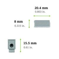 Wago kroonklem 1 x soepel en 1 x massief 224-101 - thumbnail