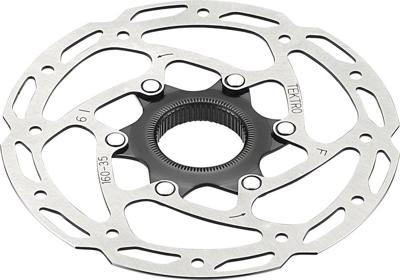 Tektro remschijf tr180-351 ø180mm centerlock zilver (werkplaatsverpakking) - thumbnail