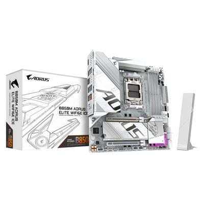 Moederbord - GIGABYTE - B850M AORUS ELITE WIFI6E ICE - thumbnail