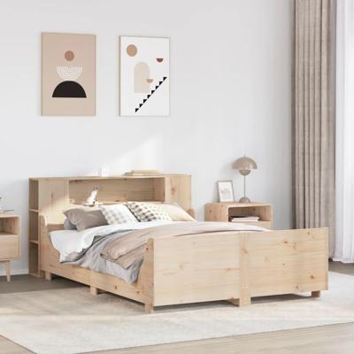 Bedframe zonder matras massief grenenhout 120x200 cm
