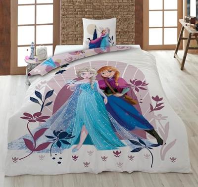 Frozen Dekbedovertrek 140 x 200 cm - polykatoen