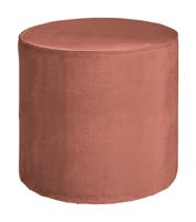 Woood Sara poef hoog Oudroze - thumbnail