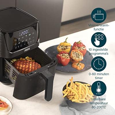 Princess 01.182031.01.001 Airfryer 3.5 l 1350 W Timerfunctie, Instelbare temperatuur, Heteluchtfunctie, Oververhittingsbeveiliging, Anti-aanbaklaag, Met - thumbnail