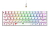 Havit KB903L - gaming toetsenbord (transparant wit) - thumbnail