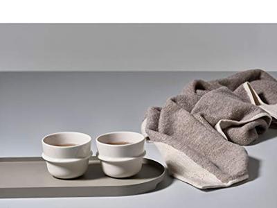 Zone - Singles - Dienblad 23cm ovaal Mud Zone - Singles - Dienblad 23cm ovaal Mud