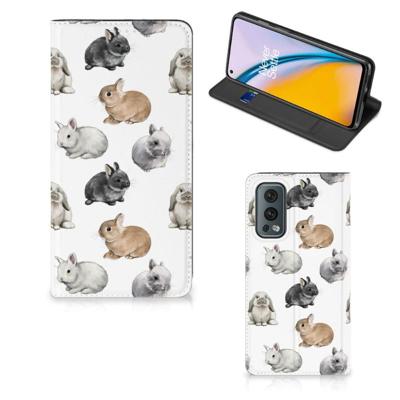 Smartphone hoesje voor OnePlus Nord 2 5G Konijntjes Smartphone hoesje voor OnePlus Nord 2 5G Konijntjes