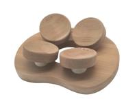 Halu ergonomische hoofdsteun voor Sauna - Rond - Red Cedar - thumbnail