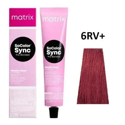 Matrix Matrix - SoColor Sync Pre-Bonded Alkaline Toner 6RV+ - 90ml