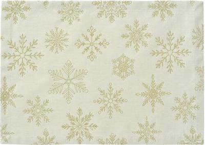 Sander Sander placemat Cristallo Luce 35x50 Fb. 07 - Ecru/Gold