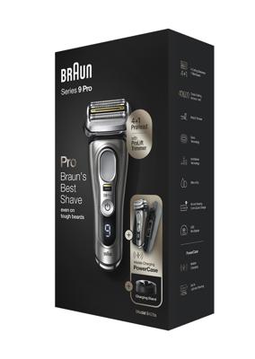 Braun Series 9 Pro 9425s Scheerapparaat met scheerblad Trimmer Metallic