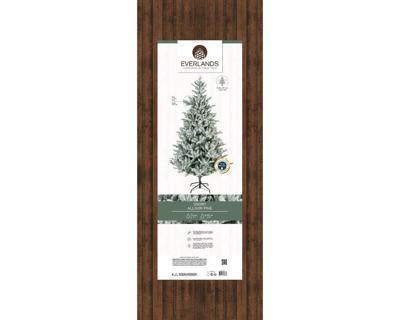 Allison kunstkerstboom H240 D152 cm groen/wit Everlands - Everlands Allison kunstkerstboom H240 D152 cm groen/wit Everlands - Everlands