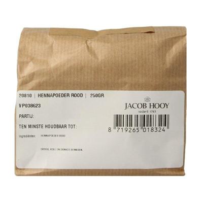 Jacob Hooy Henna Poeder Rood 250gr