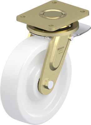 Blickle LS-SPO 250K-ST Zwenkwiel met rem Wieldiameter: 250 mm Draagvermogen (max.): 2000 kg 1 stuk(s)
