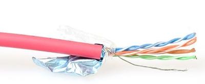 ACT FP7550 CAT5E F/UTP LSZH Patchkabel Soepel Rood - 500 meter