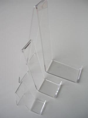 Acryl-standaard lederwaren h 9cm d 3cm