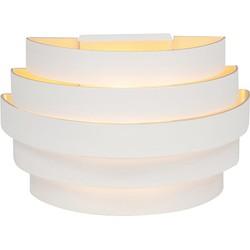 Highlight Design wandlampScudo wit met goud 20cm - W3640.00