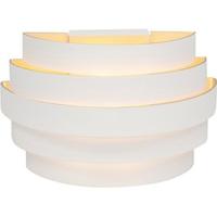 Highlight Design wandlampScudo wit met goud 20cm - W3640.00 - thumbnail