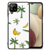 Samsung Galaxy A12 Bloemen Hoesje Banana Tree - thumbnail