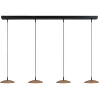 Masterlight 4-lichts hanglampScala zwart met goud Ø 20cm - 2191-05-02-130-4-20 - thumbnail