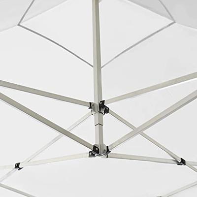 VidaXL Partytent professioneel inklapbaar 2x2 m aluminium wit