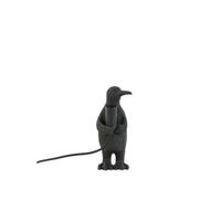 Light & Living Tafellamp 'Penguin' 24cm, kleur Mat Zwart - thumbnail