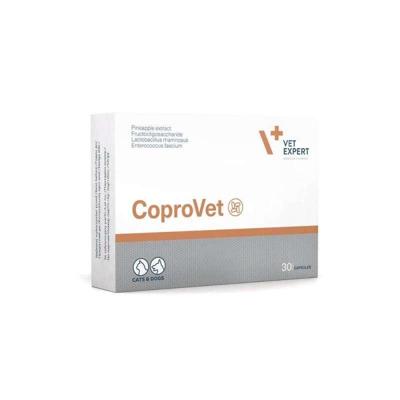 VET EXPERT CoproVet - preparaat tegen eetpoep voor honden en katten - 30 capsules.