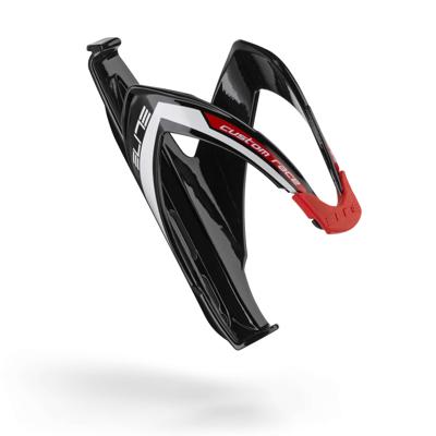 Elite Custom Race Fiets bidonhouder - Zwart/Rood Elite Custom Race Fiets bidonhouder - Zwart/Rood