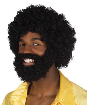 Pruik Rufus met baard