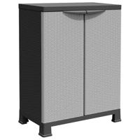 Opbergkast 68x39x92 cm rattan ontwerp - thumbnail