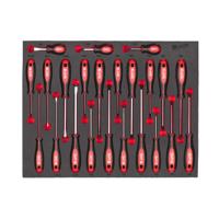 Milwaukee TOOLGUARD™ Foam inlay Tri-Lobe schroevendraaierset 23-delig - 4932479830 - thumbnail