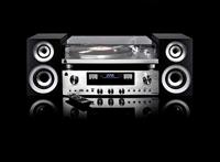 GPO PR100 Premium Line platenspeler met pitch control en bluetooth, zilver - thumbnail