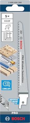 Bosch Professional S611DF PRO Reciprozaagblad 150mm Window Demolition VE=5 - 2608656258