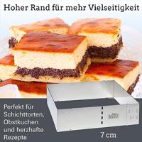 Telaio di cottura regolabile - BIRKMANN - EASY BAKING - Acciaio - 22 x 25 a 43 x 48 cm, H 7 cm - thumbnail