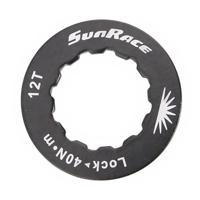 SunRace lockring lockring alu, black,f.12t. - thumbnail