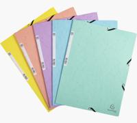 Elastomap exacompta aquarel a4 3 klep 400gr assor - thumbnail