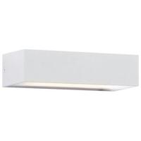 LED Tuinlamp Andina - Wandmontage 9W - Natuurlijk Wit 4200K - Mat Wit - thumbnail