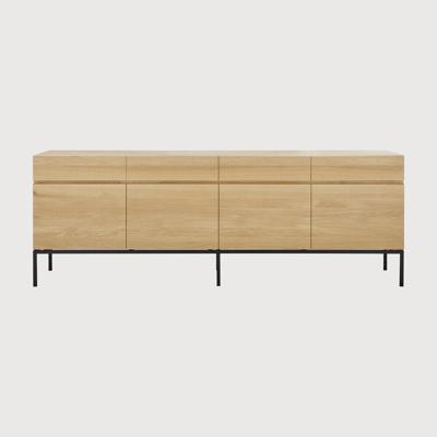 Ethnicraft Dressoir 'Ligna' Geolied Eikenhout, 220cm