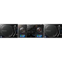 Pioneer DDJ-800 + 2 x Pioneer PLX-1000 draaitafel - thumbnail