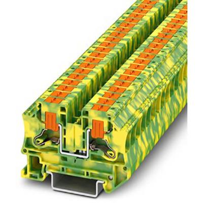 Phoenix Contact 1116736 Aardingsklem 8.2 mm Push-In-klem Groen-geel 50 stuk(s) Phoenix Contact 1116736 Aardingsklem 8.2 mm Push-In-klem Groen-geel 50 stuk(s)