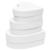 Colorations - papier-mache dozen hartvorm, 3st. - thumbnail