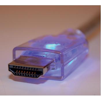 HDMI Verbindingskabel 1.5M Transparant Met LED