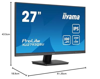 Iiyama ProLite XU2793QSU-B7 monitor - thumbnail